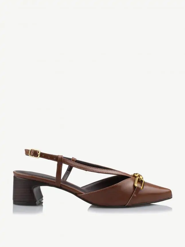 SLINGBACK SELENE TRES ELOS WHISKY - Código 278