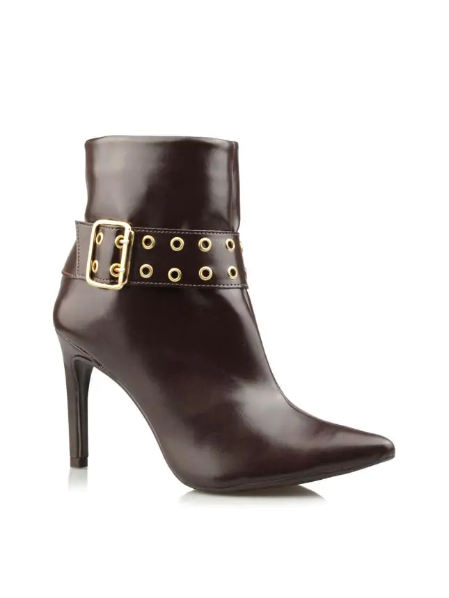 BOTA ILHÓSES DOURADA INTENSE MARRON - Código 503