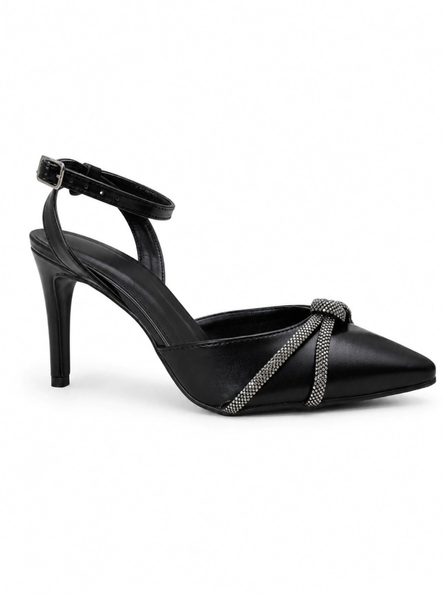 SLINGBACK ELIS INTENSE PRETO - Código 557