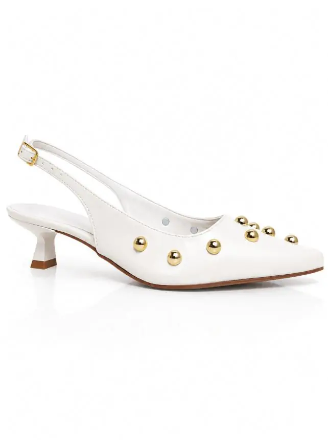 SLINGBACK PANDORA INTENSE OFF WHITE - Código 564