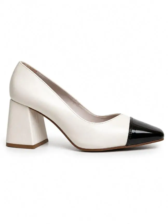 SCARPIN BONECA BICOLOR /-INTENSE OFF/ VZ PRETO - Código 603