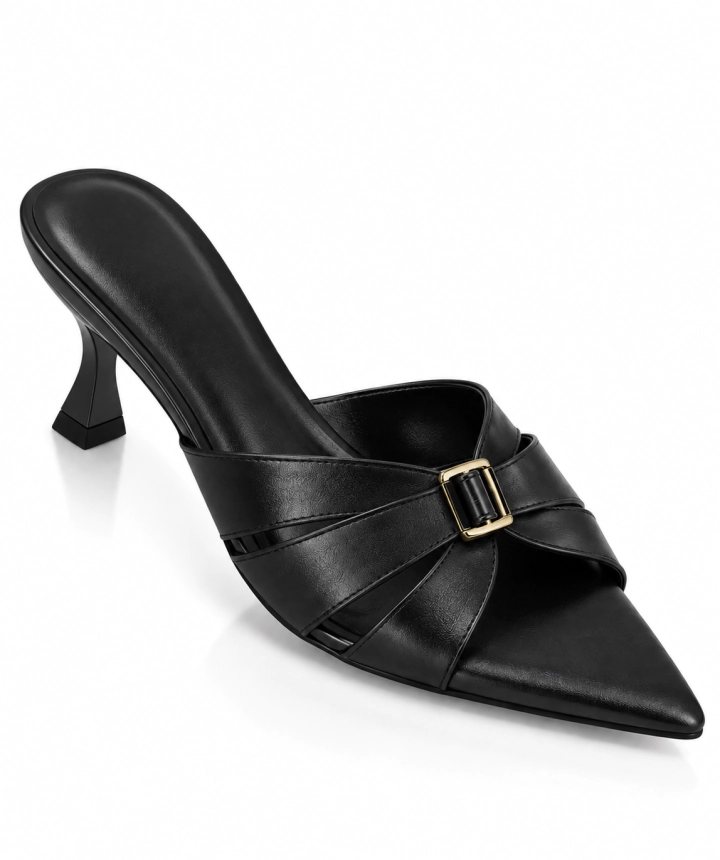 TAMANCO PRISCILA METAL INTENSE PRETO - Código 658