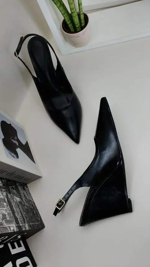 SLINGBACK CUNHA ROSANA INTENSE PRETO - Código 730