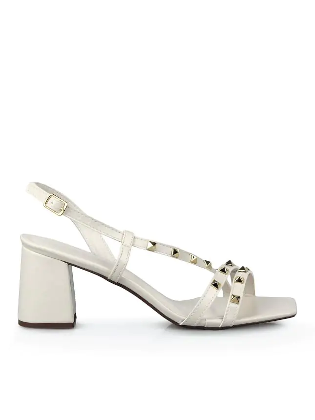 SANDALIA MIRANDA SPIKE / INTENSE OFF WHITE - Código 739