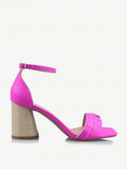 SANDÁLIA NICOLLE NEON PINK - Código 277