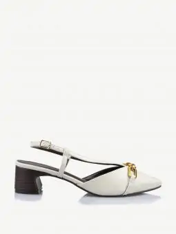 SLINGBACK ASTURIAS TRES ELOS OFF WHITE - Código 280