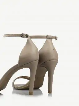 SANDALIA LINCON GISELE BICO FOLHA TAUPE
