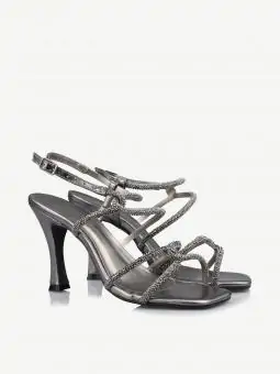 SANDALIA TRIP CHROMA ONIX / STRASS ONIX