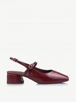 SLINGBACK BONECA JULIANA VERNIZ MOLHADO MARSALLA - Código 384