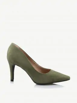 SCARPIN BLOSSOM NOBUCK ARMY - Código 448